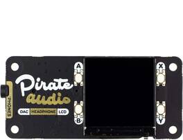 Pimoroni - PIM482 Pirate Audio Headphone Amp for Raspberry Pi - Black