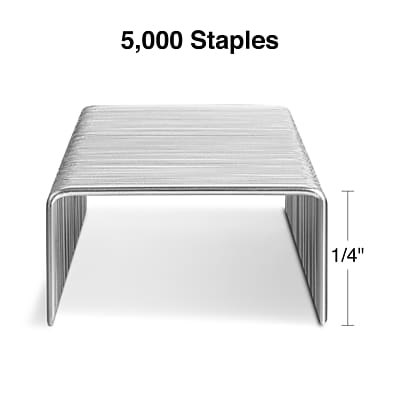 5,000 Staples  
1/4"