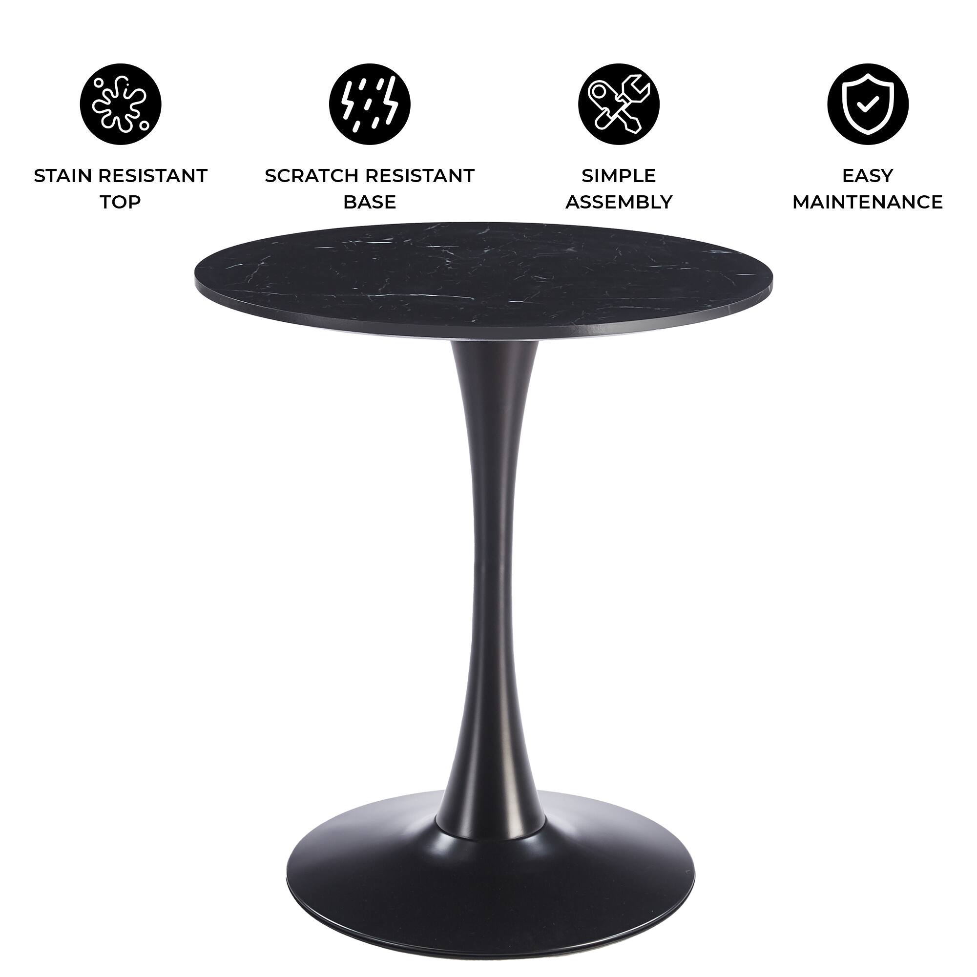 STAIN RESISTANT TOP  
SCRATCH RESISTANT BASE  
SIMPLE ASSEMBLY  
EASY MAINTENANCE
