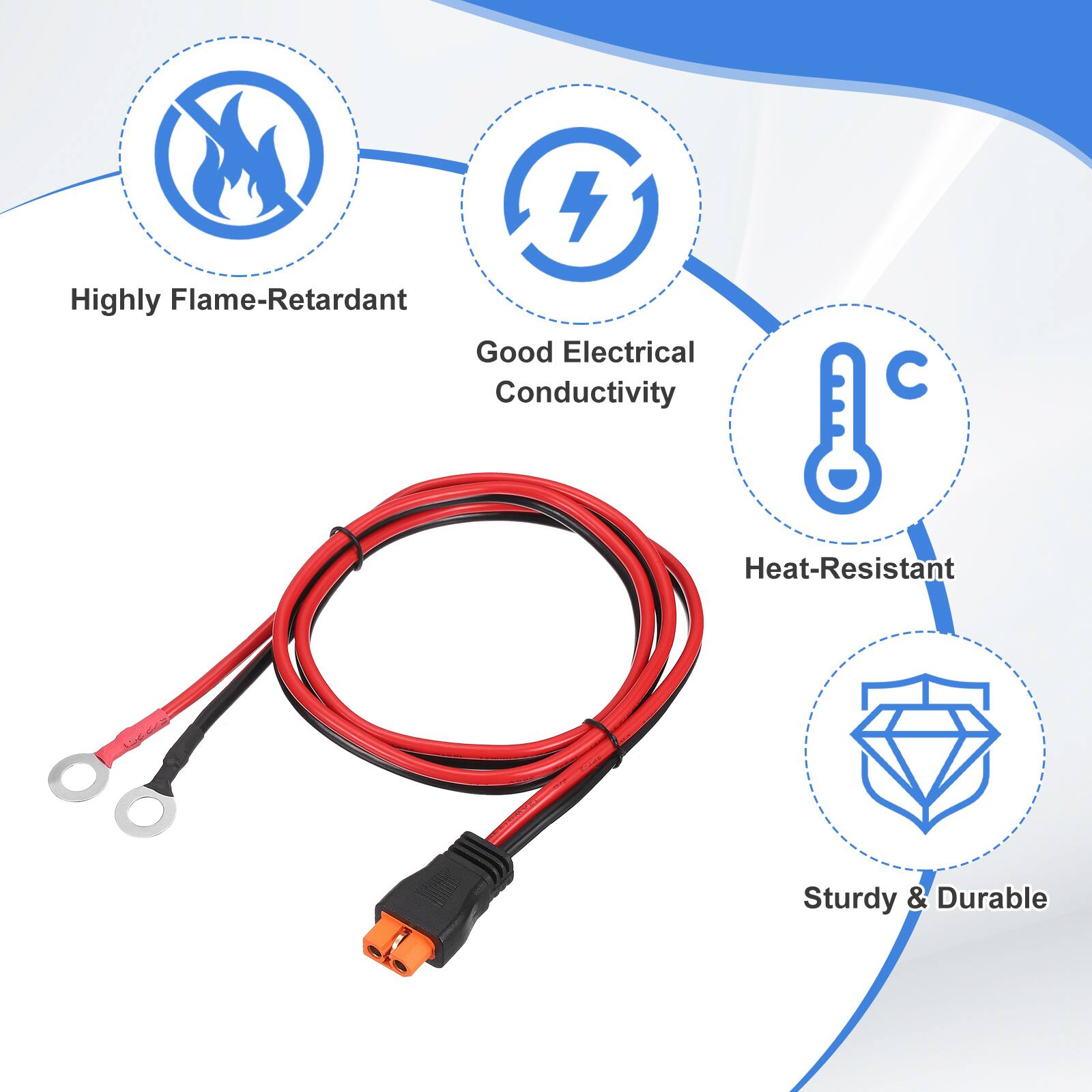 4 Highly Flame-Retardant, Good Electrical Conductivity, Heat-Resistant, Sturdy & Durable