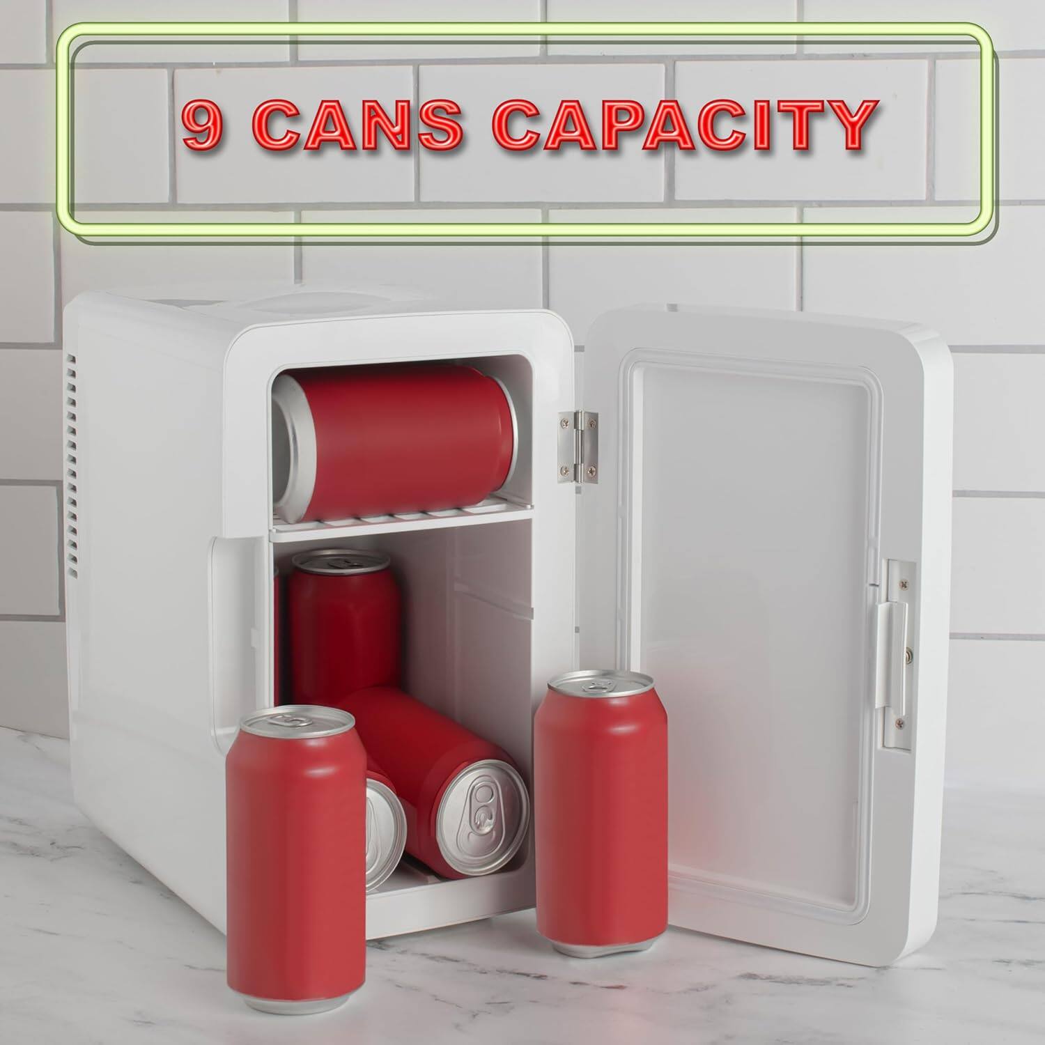 9 CANS CAPACITY