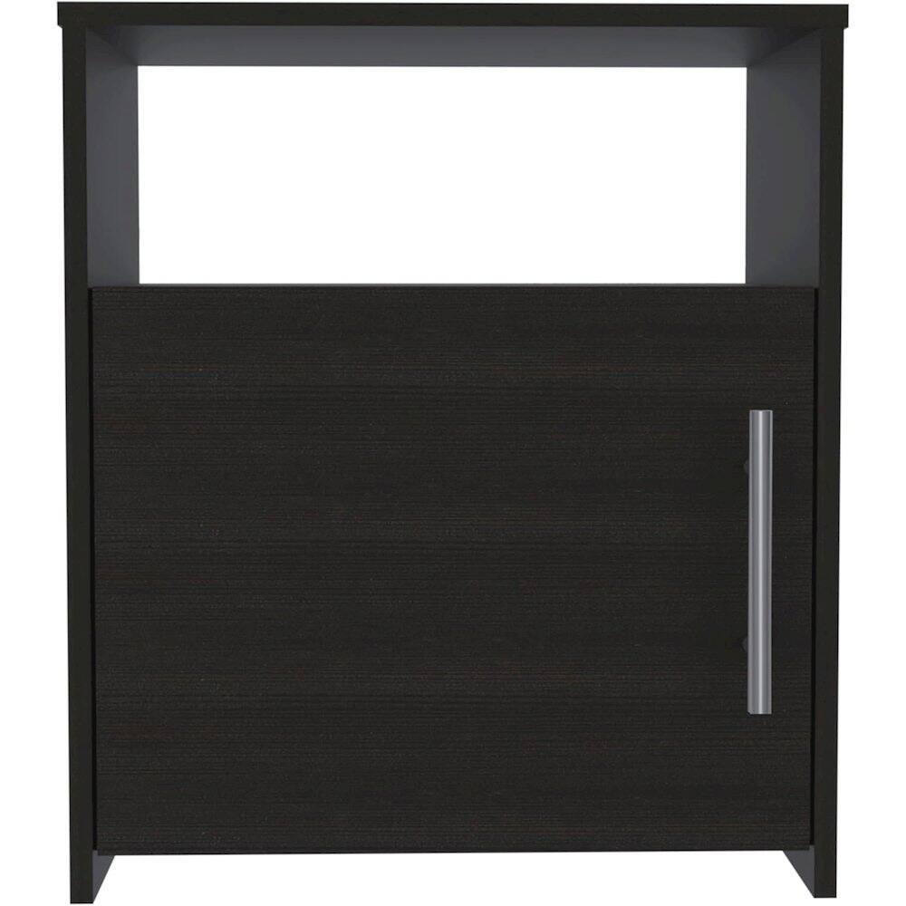 Alt View 1. TuHome - Nordico Nightstand Black MDF - Black.