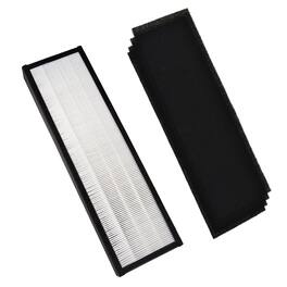HQRP - True HEPA Replacement Filter and 4 Carbon Pre-Filters for Finn OVHT9908 Air Purifier