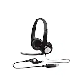 Logitech - USB Headset H390 with Noise Cancelling Mic