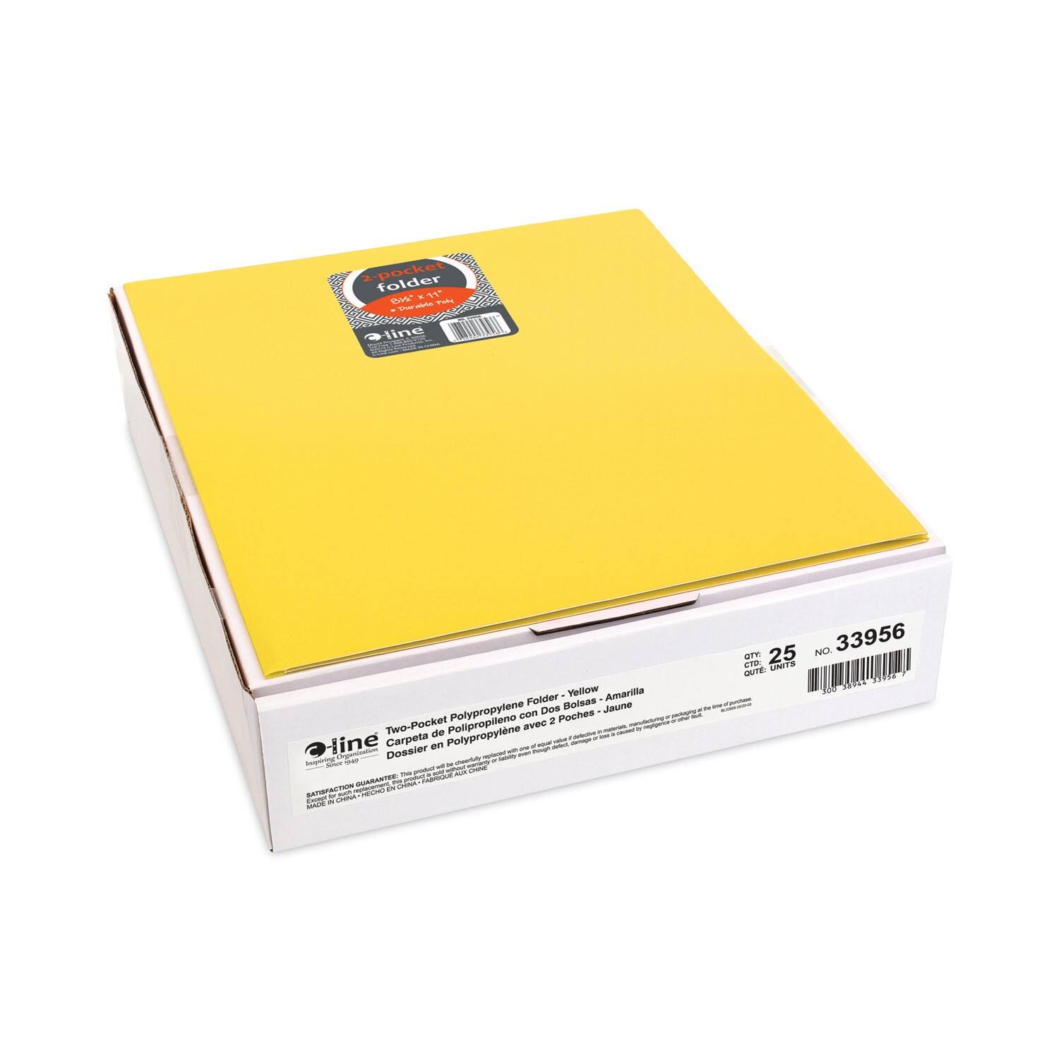- 2-Pocket Folder
- 25 Units
- Yellow
- Amarilla
- Bolaas
- Jaune
- Two-Pocket Polypropylene
- Carpeta de Polipropileno
- Dossier en Polipropileno
- 2 Poches
- 2 Pockets
- 33956
- line
- Satisfaction Guaranteed
- Made in China
- 25 x 31 cm