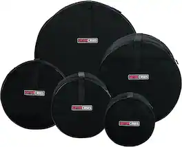 Gator - 5-Piece Padded Drum Bag Set for Fusion Kits with 600-Denier Nylon and 10mm Padding