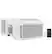 Alt View 21. GE Profile - ClearView 350 Sq. Ft. 8,300 BTU Smart Ultra Quiet Window Air Conditioner - White.