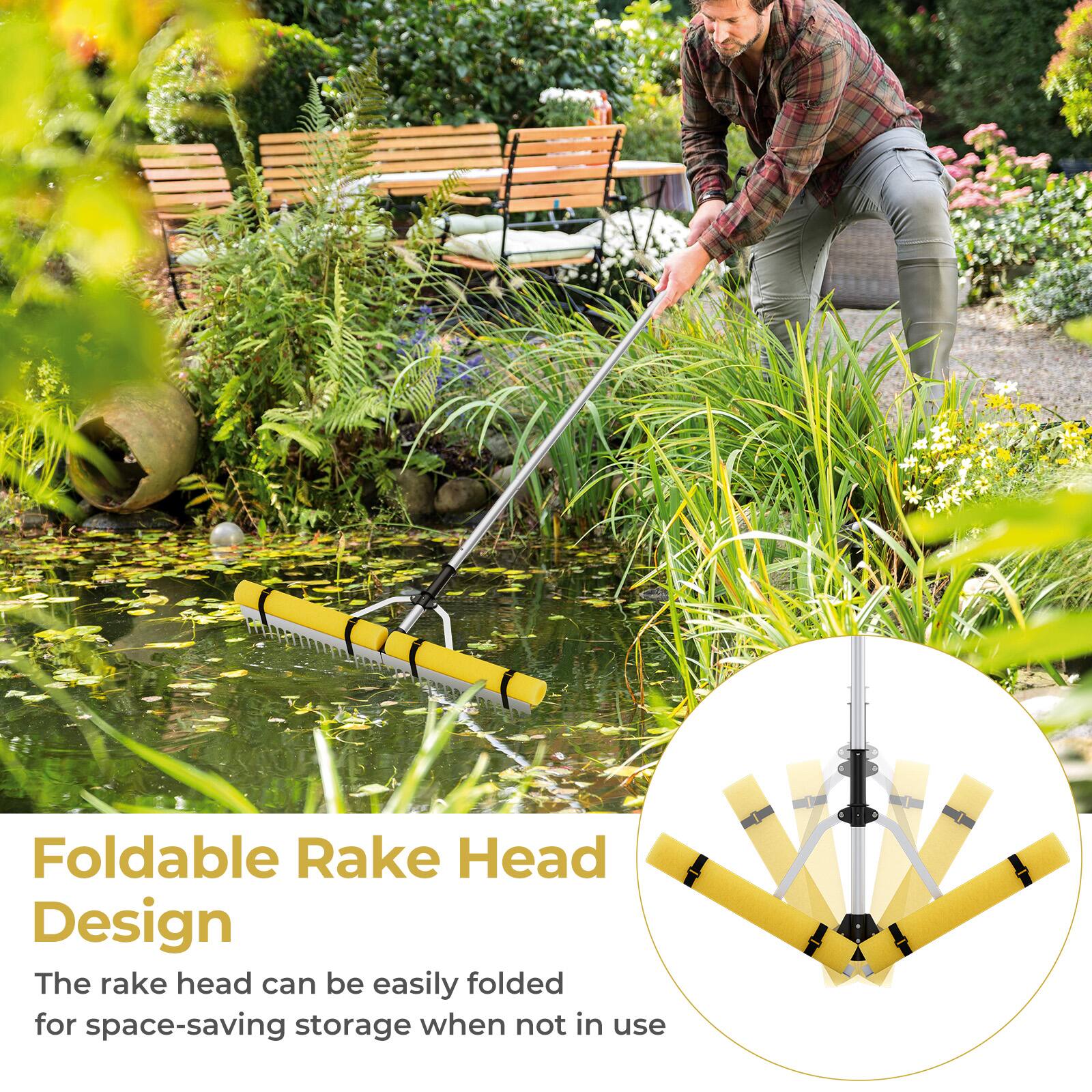 Foldable Rake Head Design

The rake head can be easily folded for space-saving storage when not in use