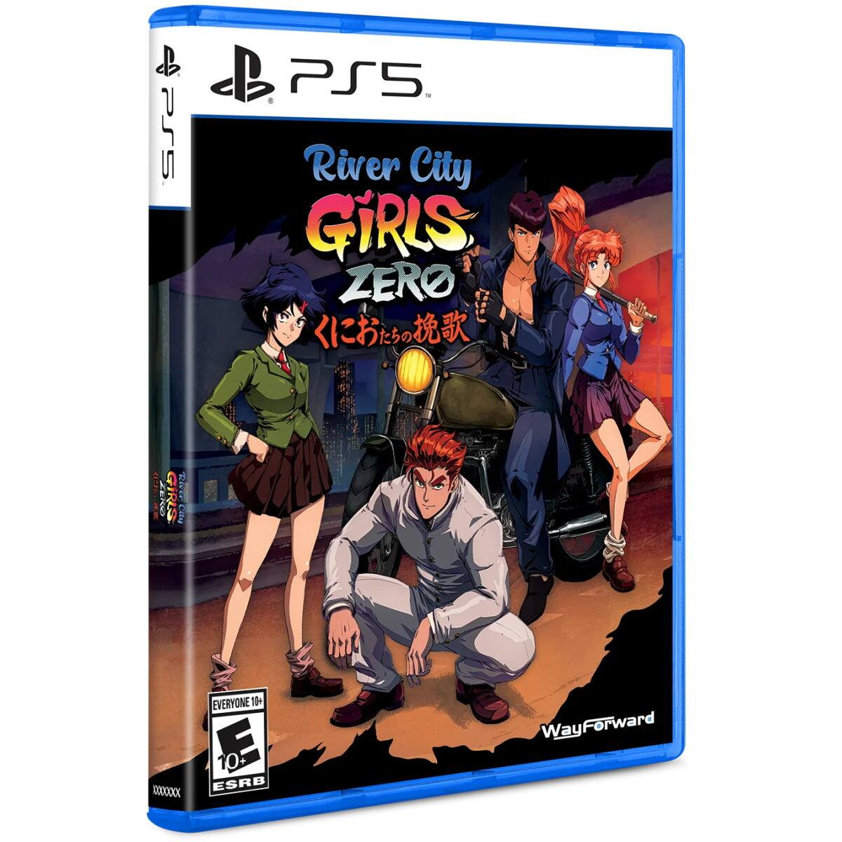River City Girls Zero  
Everyone 10+  
ESRB  
WayForward - T (Teen 13+)
