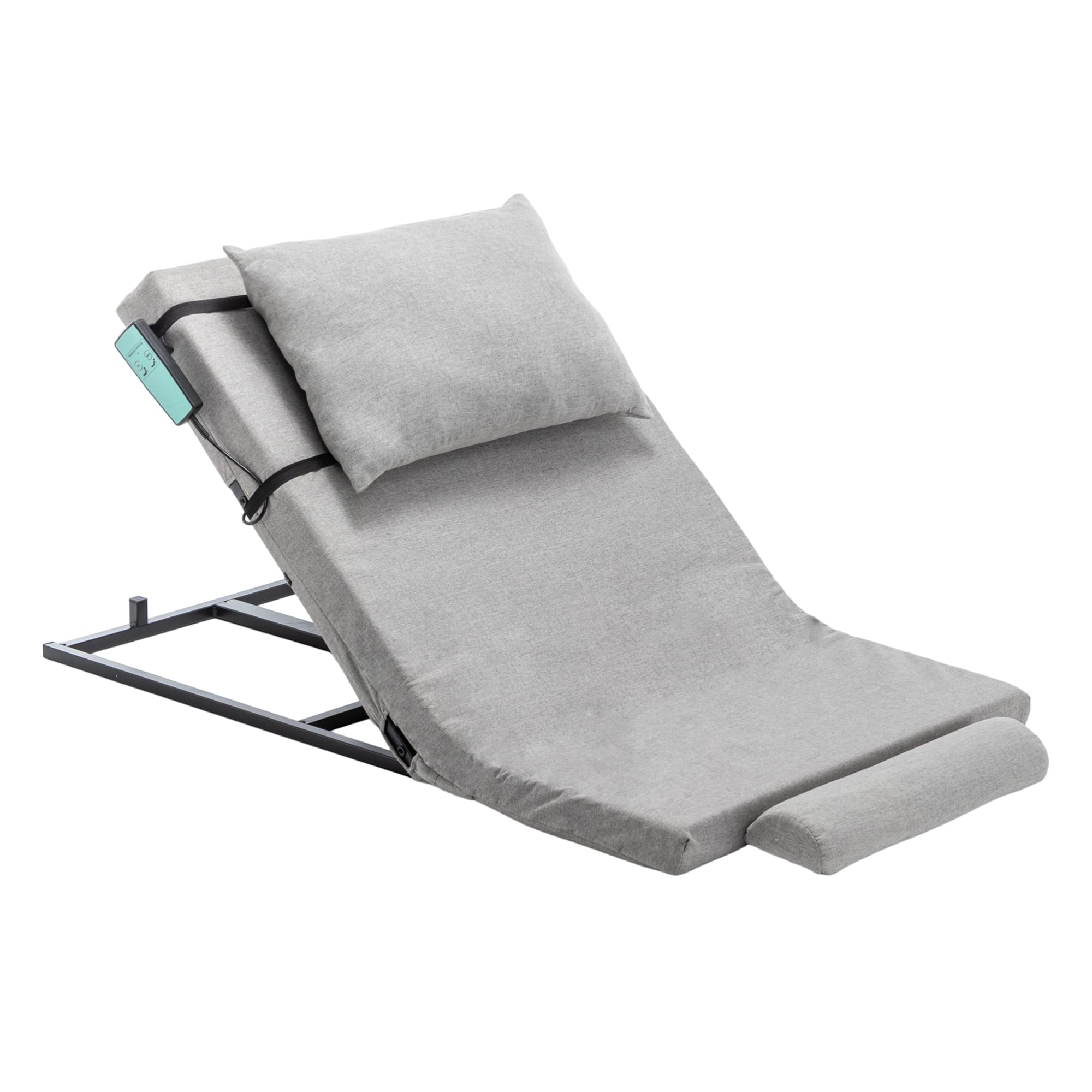 GOODSILO - Electric Adjustable Bed Backrest with Remote Control for Comfortable Sitting and Reclining - Gray