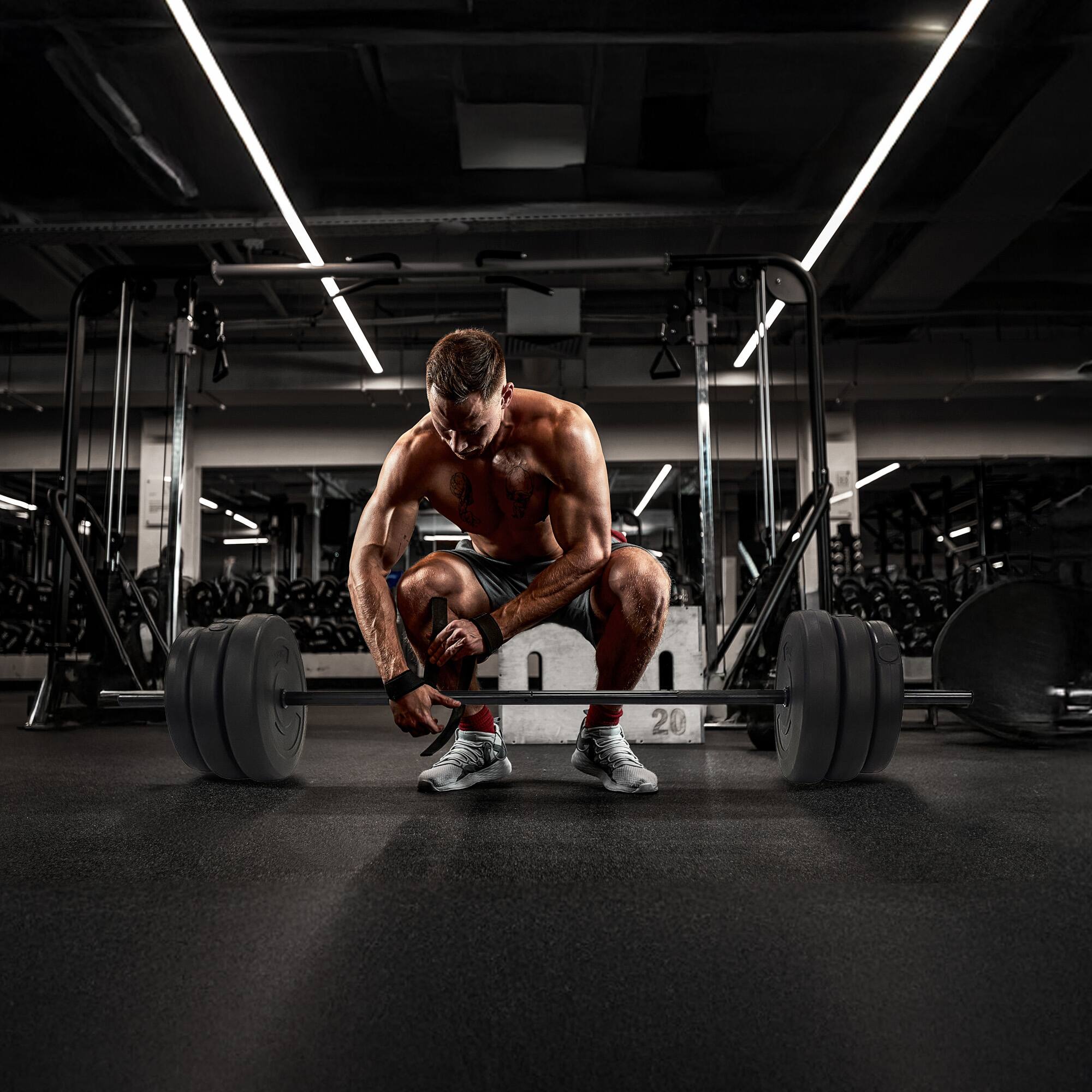 Alt View 4. BalanceFrom Fitness - BalanceFrom Sporzon! Standard Weightlifting Solid Olympic Barbell, 1 Inch, 5 Ft - 5FT, Black.