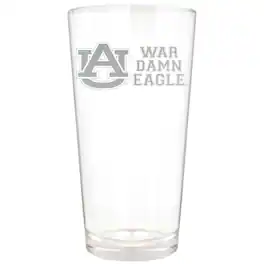 Great American Products - Auburn Tigers Etched 16oz. Rally Cry Pint Glass - Multicolor