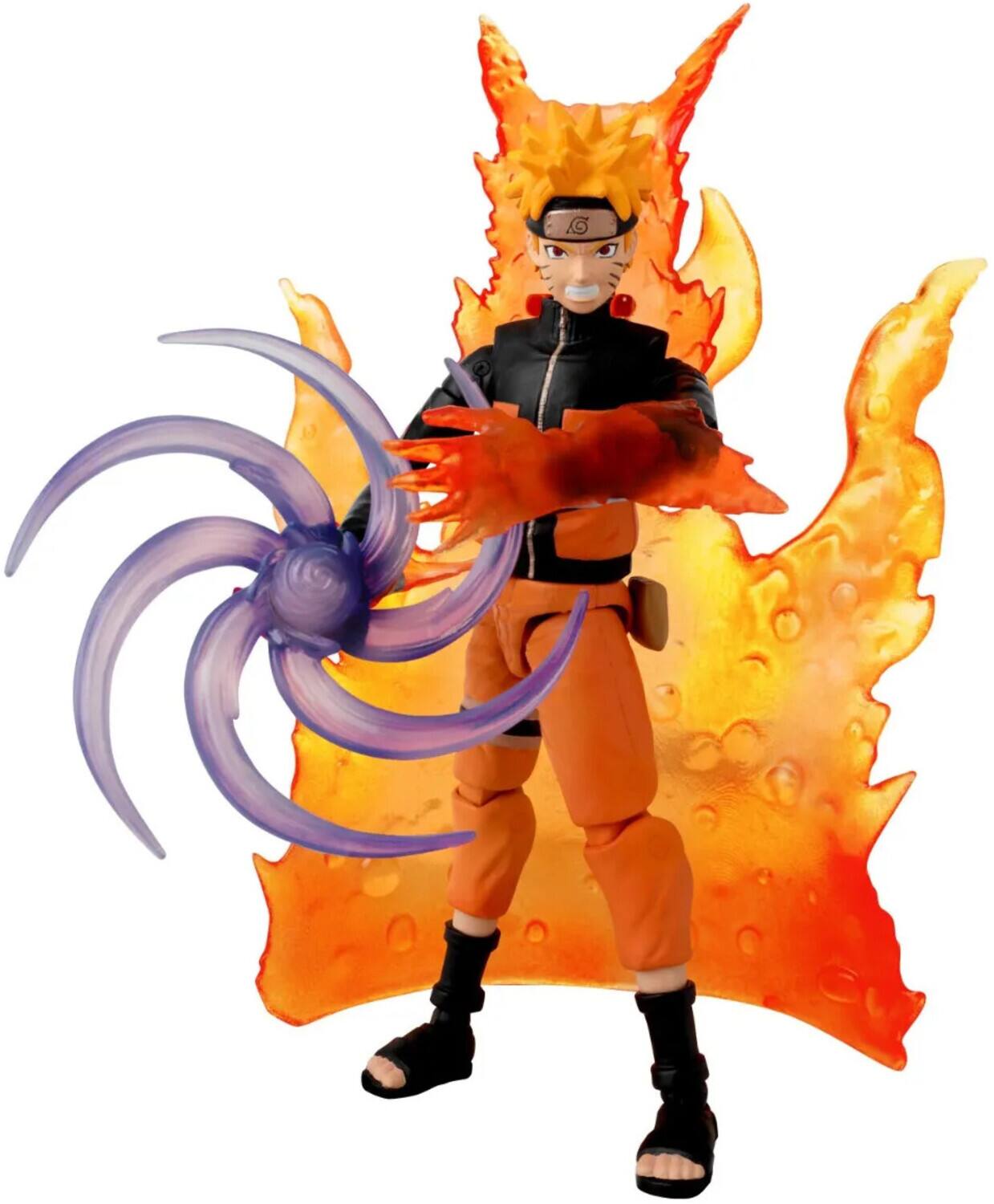 Alt View 1. Bandai - Bandai - Naruto - Anime Heroes: Beyond - Naruto Uzumaki Tailed Beast Cloak Action Figure Set   - COLLECTIBLES - Multicolor.
