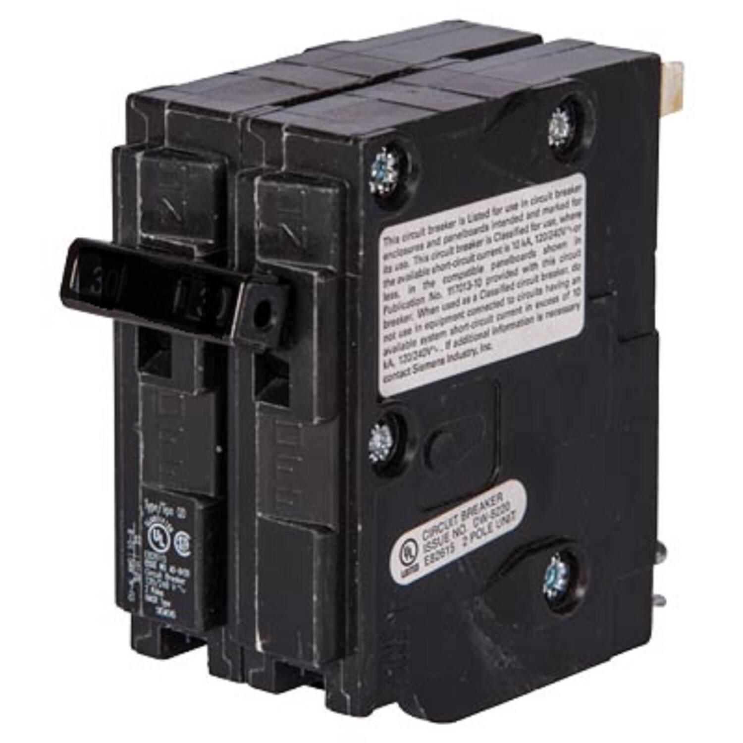 Siemens - 20 amps 2-Pole Circuit Breaker