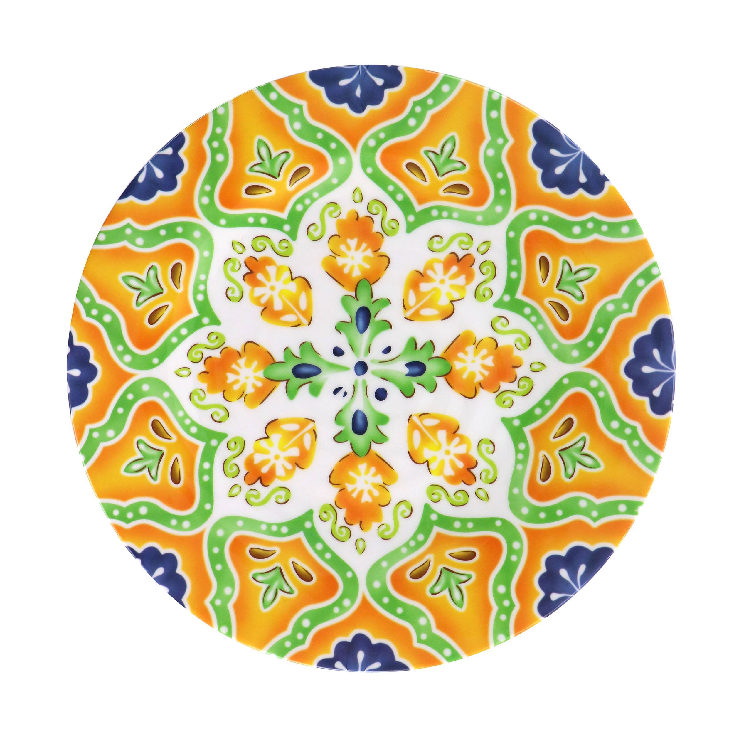 Alt View 1. Elama - Elama Stapanya 12 Piece Melamine Dinnerware Set in Multi - Multi.