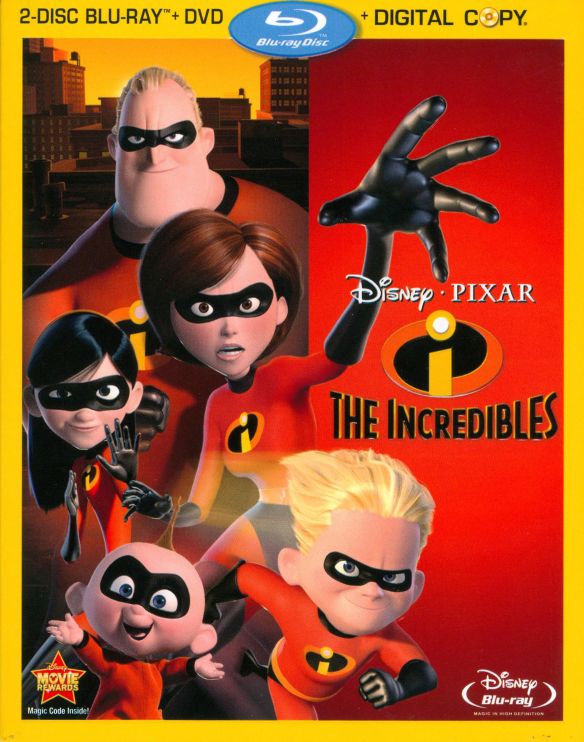  The Incredibles [4 Discs] [Includes Digital Copy] [Blu-ray/DVD] [2004]