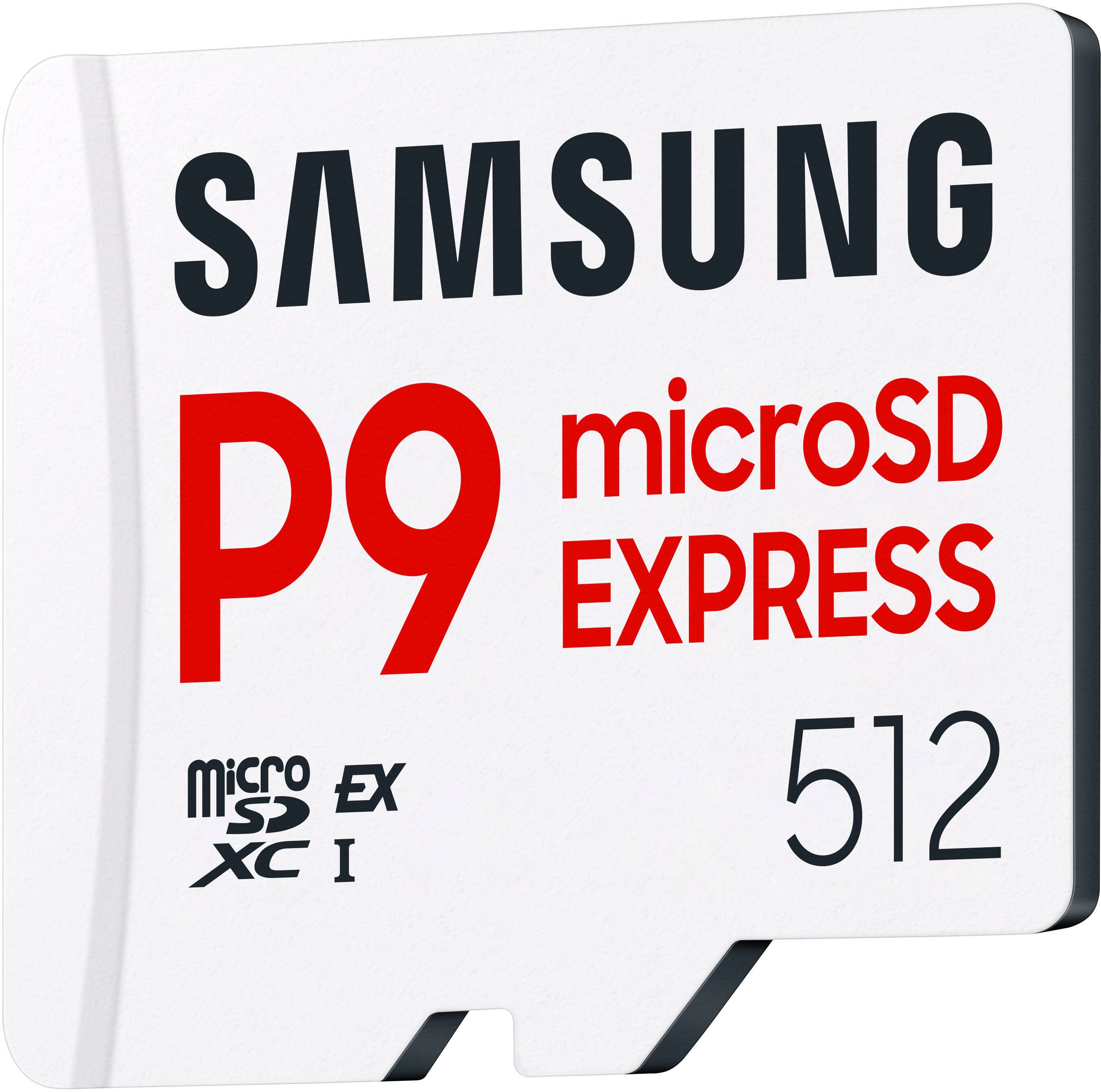 SAMSUNG  
P9 microSD EXPRESS  
512  
Micro SD EX XC I