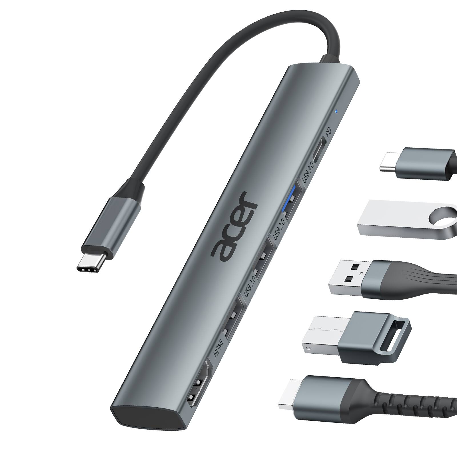 The text on the image is: "PD US830 I 1 acer US82.0 20 USB2.0 20 HDMI L.. L I"

Corrected and grouped text: "PD US830, 1 acer US82.0, 20 USB2.0, 20 HDMI"