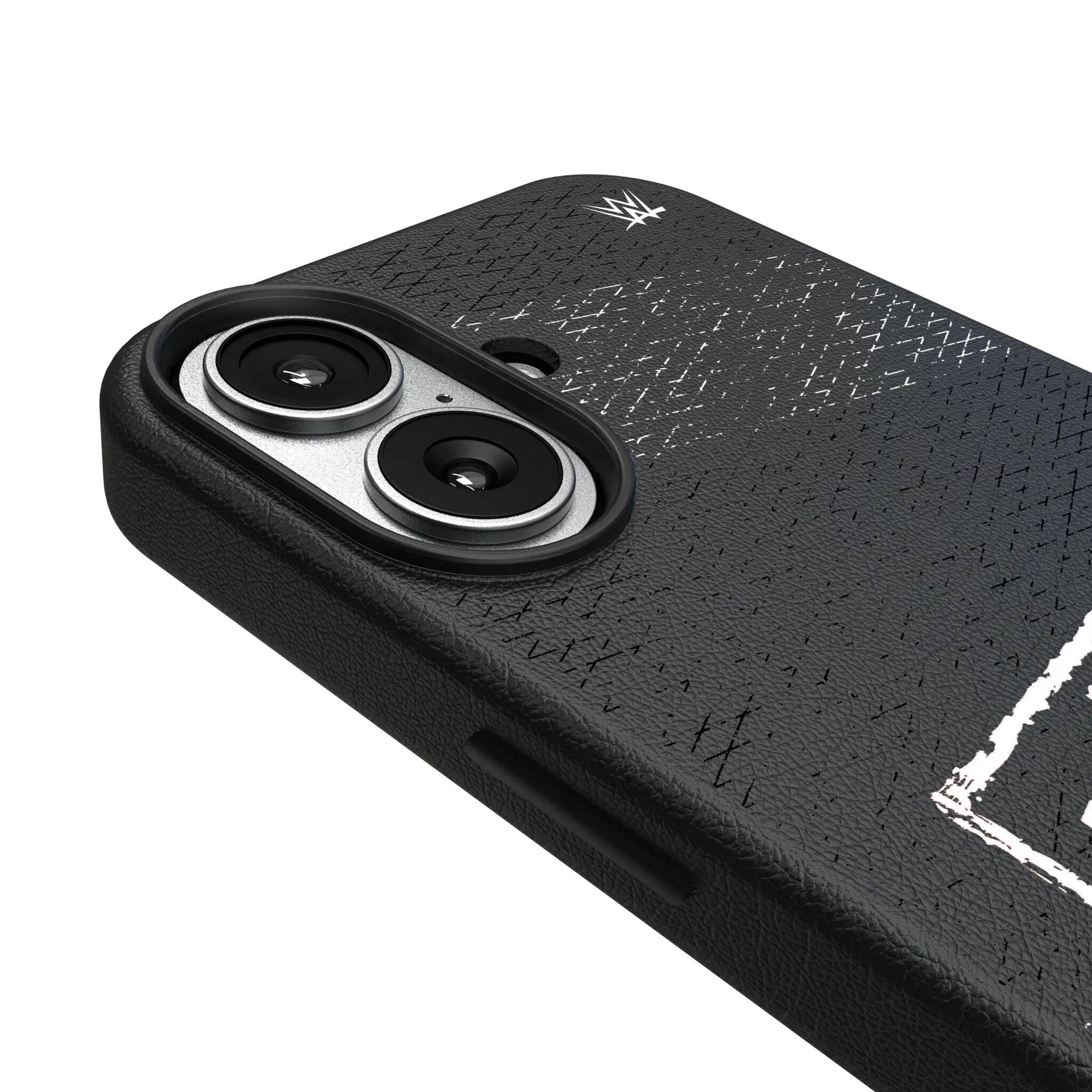 Left. Keyscaper - WWE Steel MagSafe Compatible Phone Case - Apple iPhone 17 - New World Order.