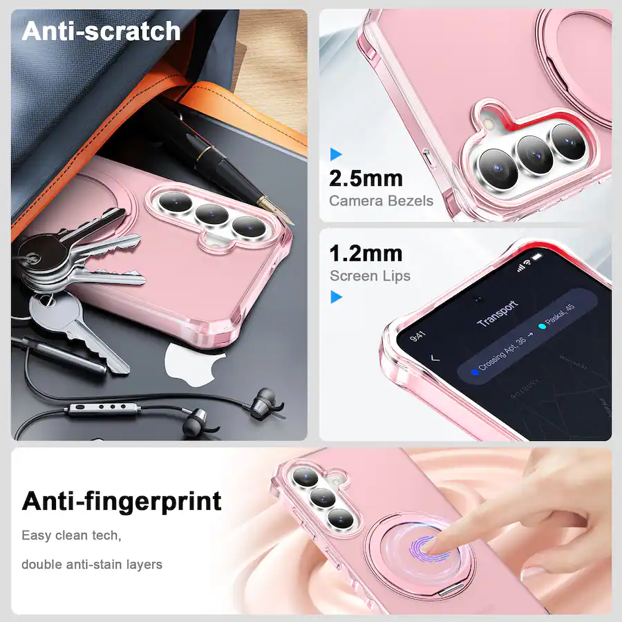 Dteck Frosted Magnetic Case for Samsung Galaxy S26,Shockproof Non Slip ...