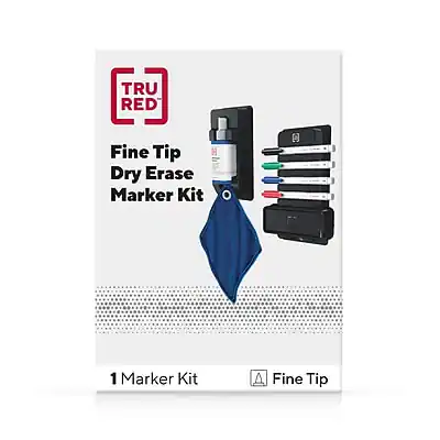 TRU RED
Fine Tip Dry Erase Marker Kit
1 Marker Kit
Fine Tip