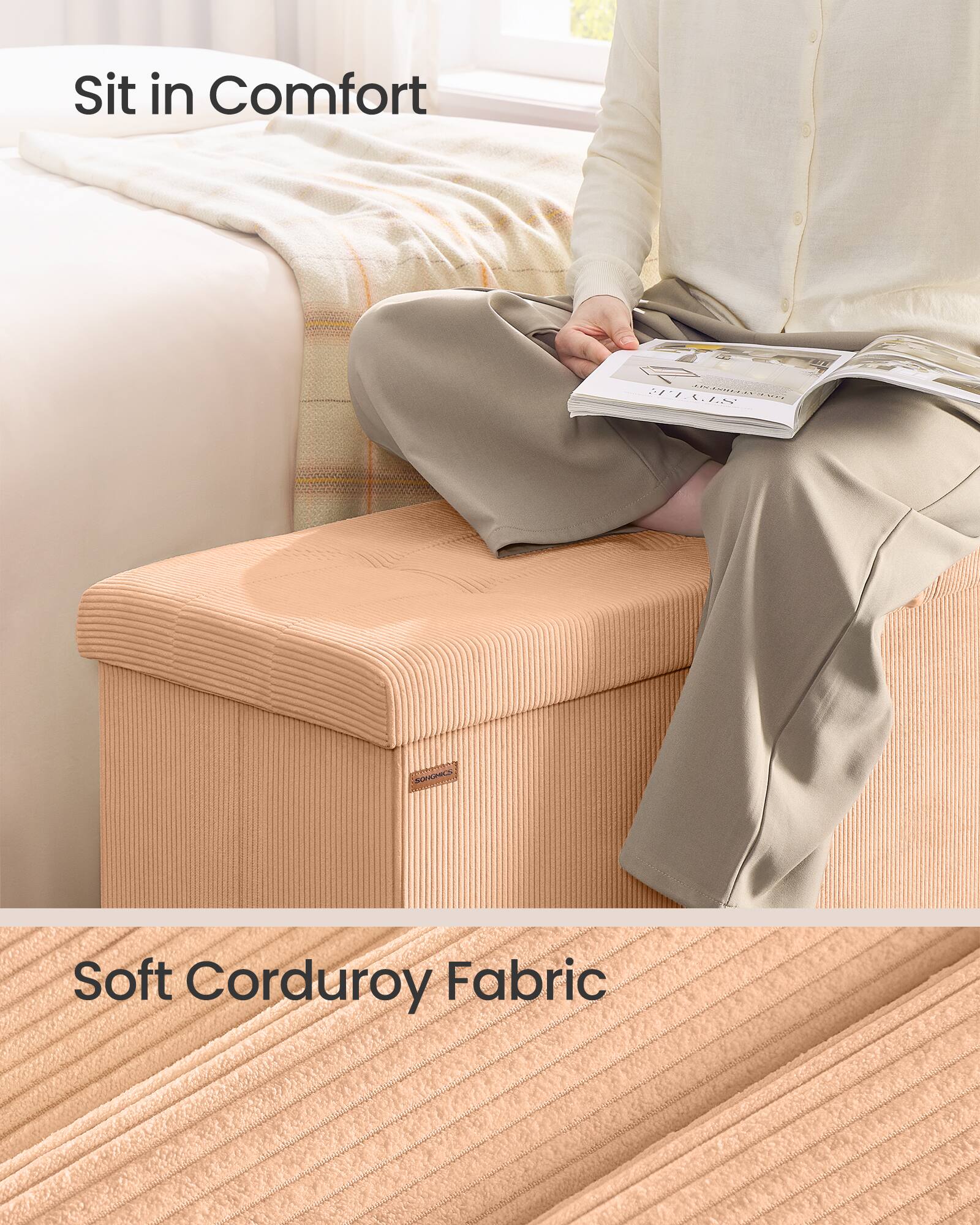 Sit in Comfort

Soft Corduroy Fabric
