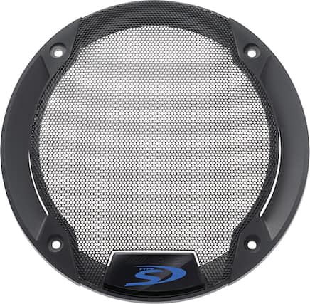 Front. Alpine - Speaker Grille for Select Alpine 6-1/2" Speakers (2-Pack) - Gray/Black.