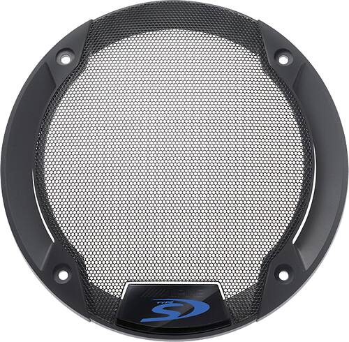 Front. Alpine - Speaker Grille for Select Alpine 6-1/2" Speakers (2-Pack) - Gray/Black.