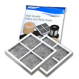 HQRP - 2-Pack Refrigerator Air Filter Replacement for Kenmore Elite CleanFlow 46-9918 469918 9918