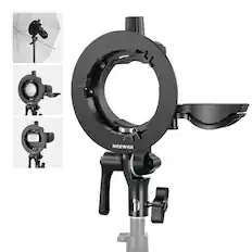 Front. Neewer - CRB1 Bowens Bracket for NEEWER/Godox Flashes.