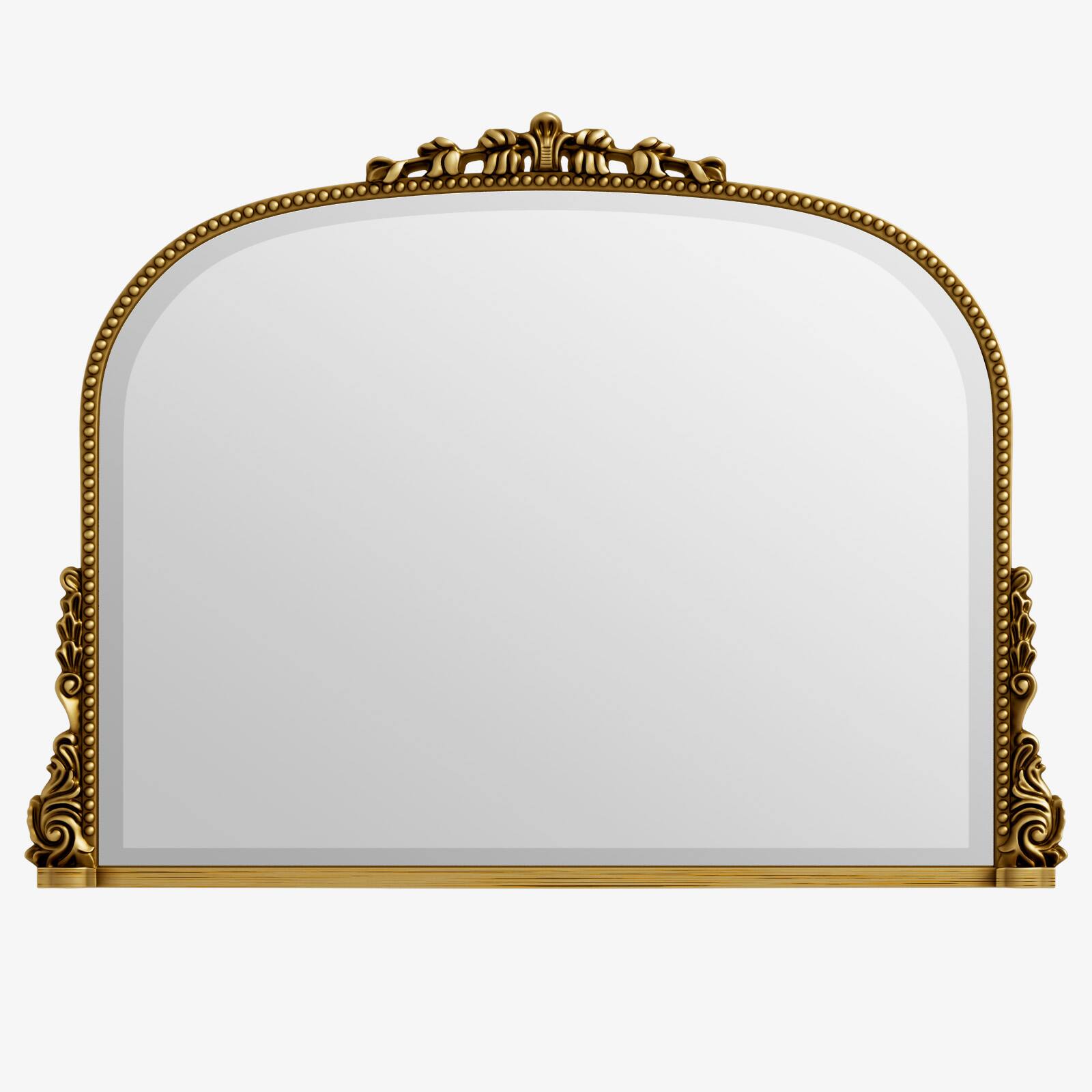 Easly - Antique 27 in. W x 36 in. H Carved Arched PU Frame Vanity Wall Mirror - Gold price history on PriceWatchPro