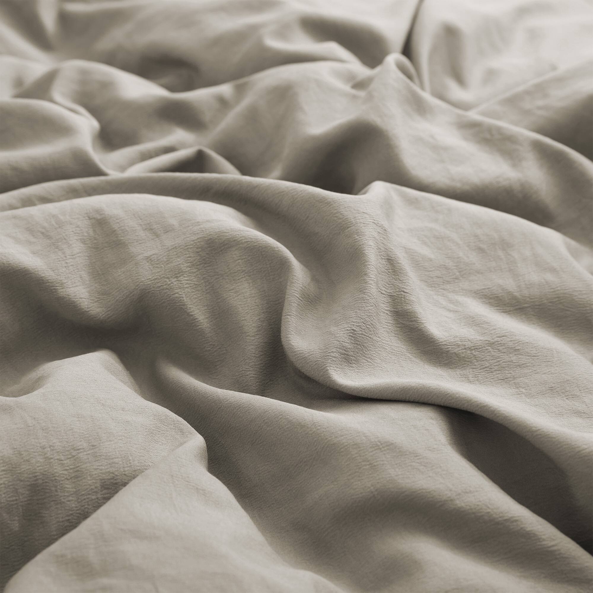 Left. Peace Nest - Peace Nest 3 Piece Pom Pom Comforter Set - Khaki.