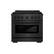Front. ZLINE - ZLINE 36 in. 5.2 cu. ft. Manual Clean Freestanding Gas Range with 6 Burner DuoPro Cooktop in Black Satin Stainless Steel - Black Satin Stainless Steel.