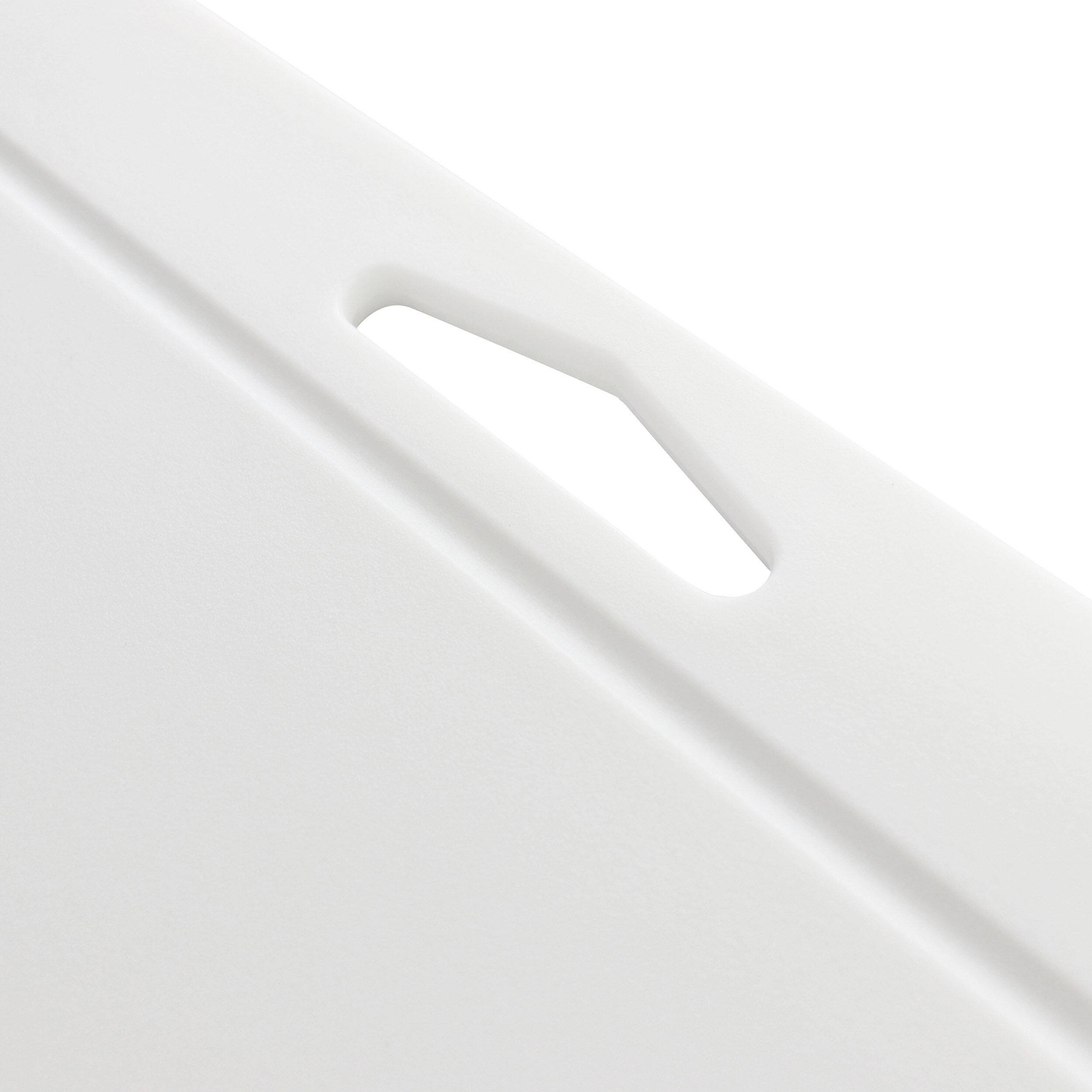 Alt View 4. Martha Stewart - Martha Stewart Everyday Fayer Polypropylene 18in x 13in Cutting Board in White - White.