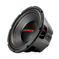 Front. Crunch - Crunch CRW10D4 10 Inch 400 Watt MAX 4 Ohm Dual Voice Coil Car Subwoofer Speaker - Black.