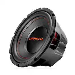 Crunch - CRW10D4 10 Inch 400 Watt MAX 4 Ohm Dual Voice Coil Car Subwoofer Speaker - Black