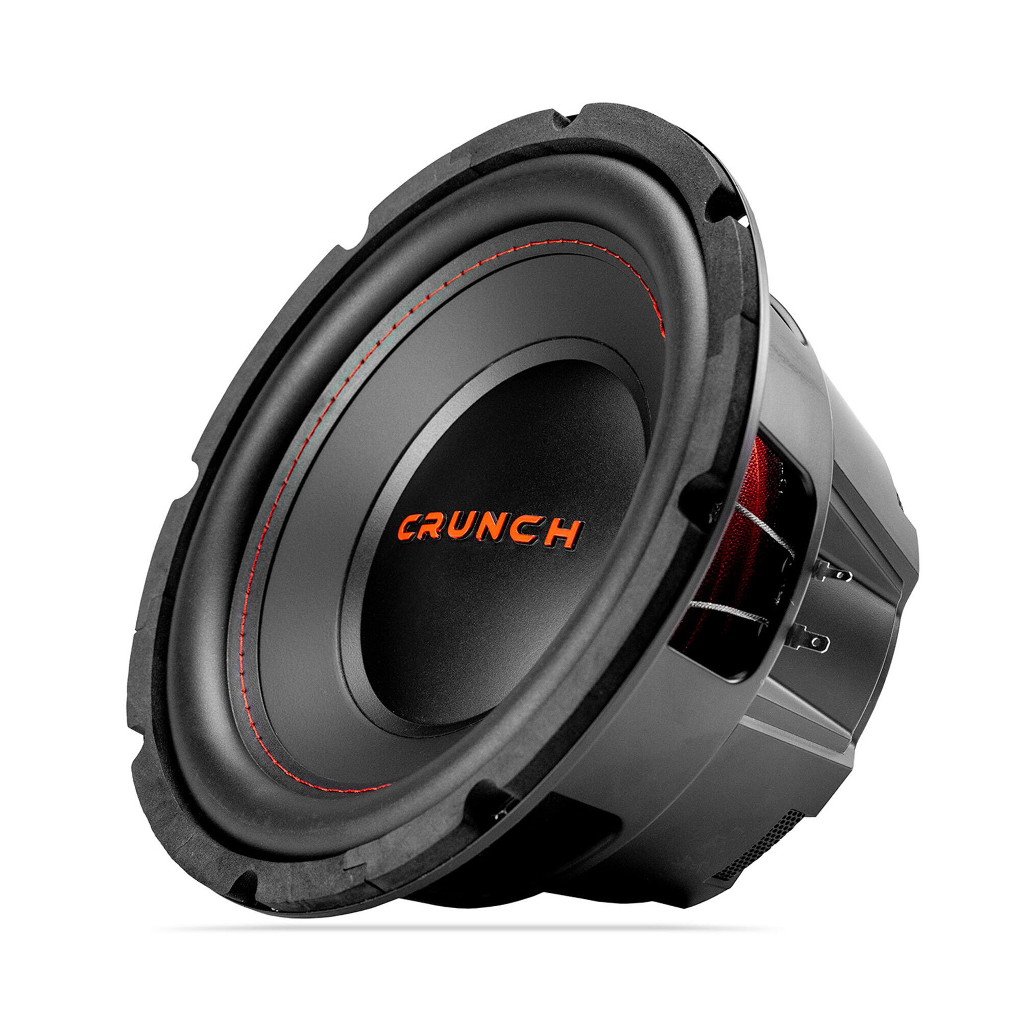 Front. Crunch - Crunch CRW10D4 10 Inch 400 Watt MAX 4 Ohm Dual Voice Coil Car Subwoofer Speaker - Black.