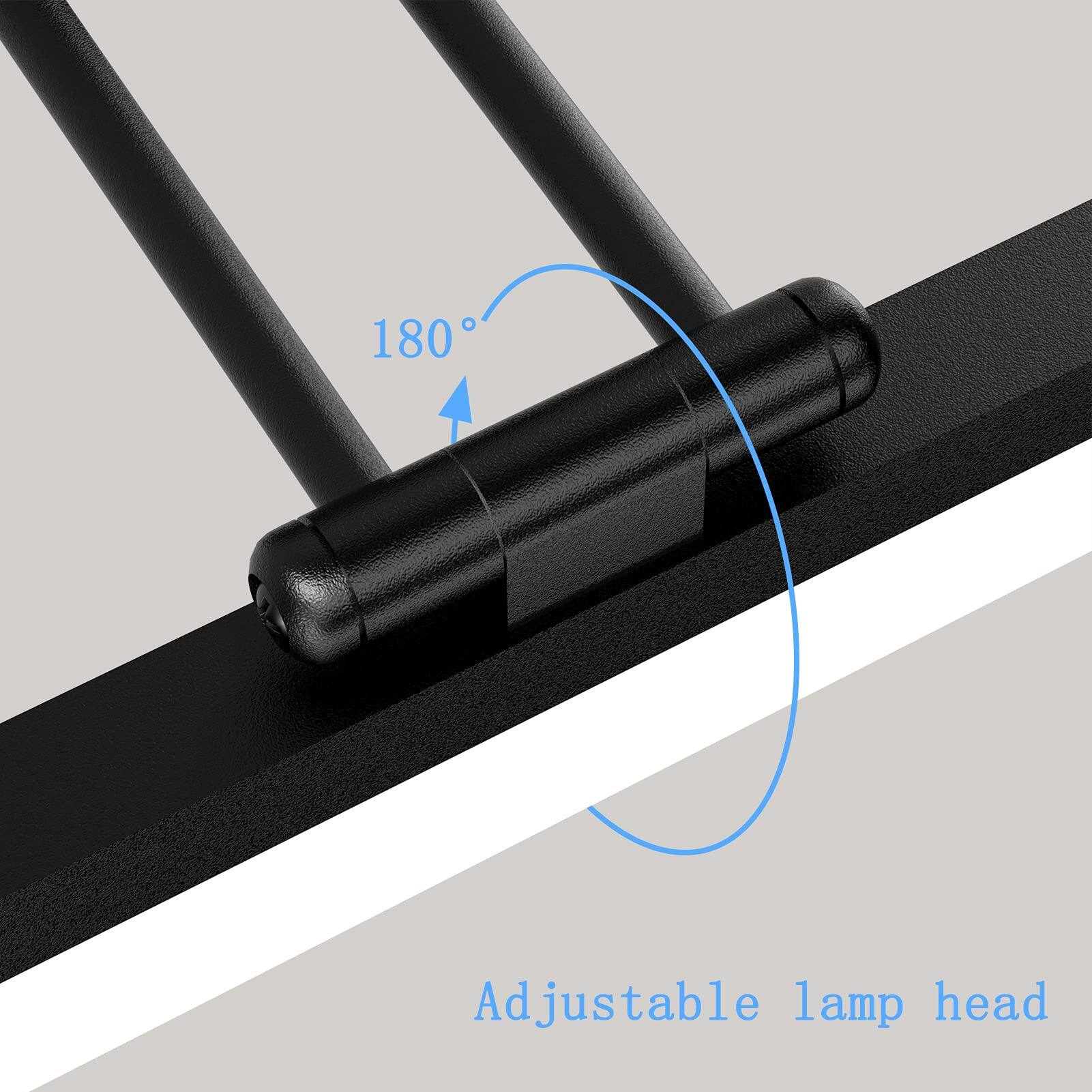 180° Adjustable lamp head