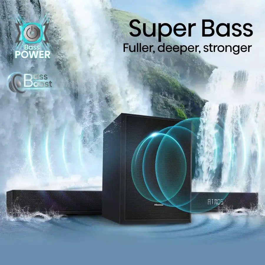 Bass POWER Super Bass Fuller, deeper, stronger.
