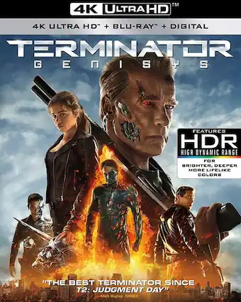 Front. Terminator Genisys - 4K Blu-Ray.