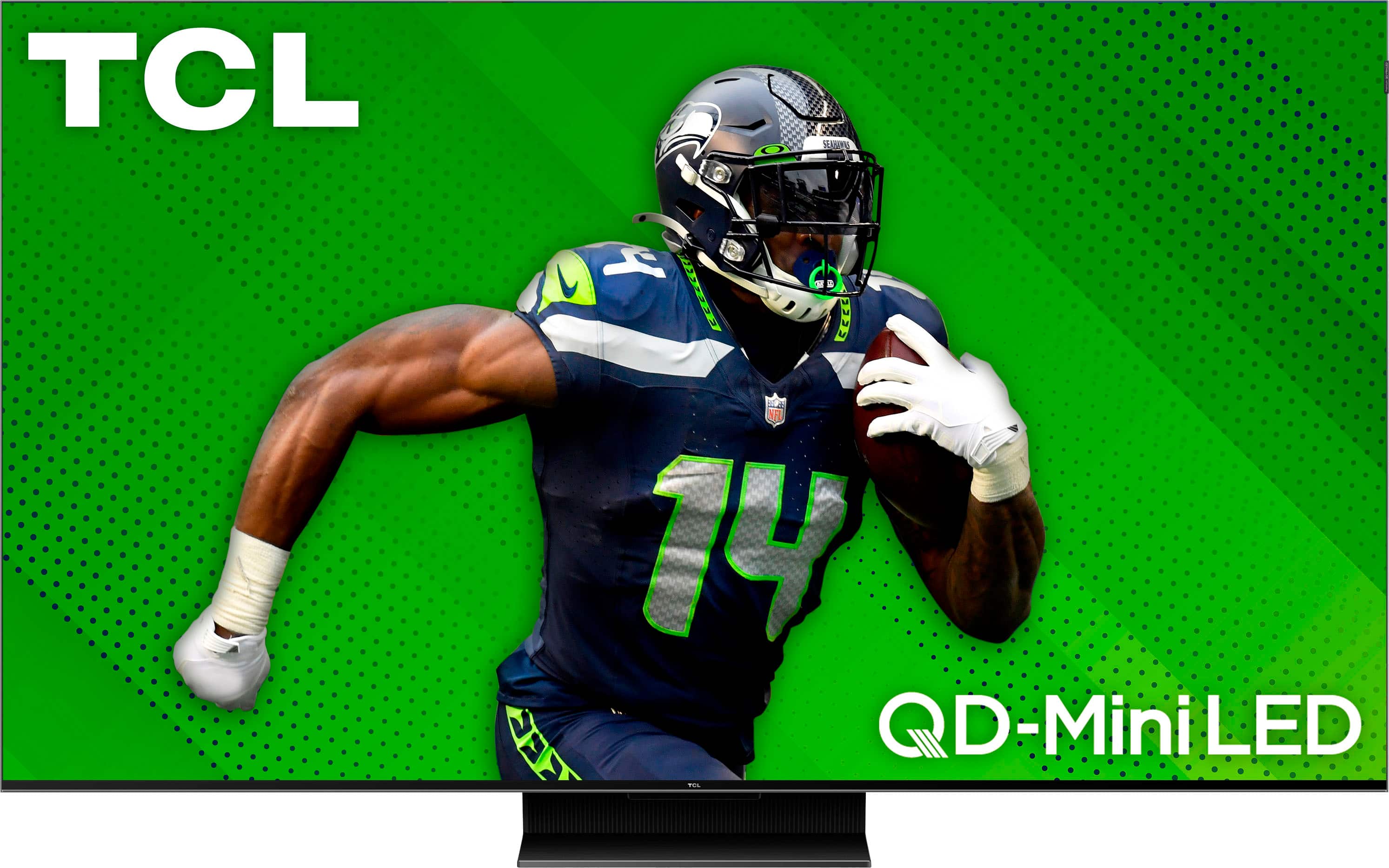 TCL - 55" Class QM7-Series 4K UHD HDR QD Mini LED Smart Google TV (2024) - Front_Zoom