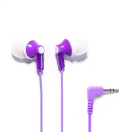 Panasonic - ErgoFit In-Ear Earbud Headphones - Purple