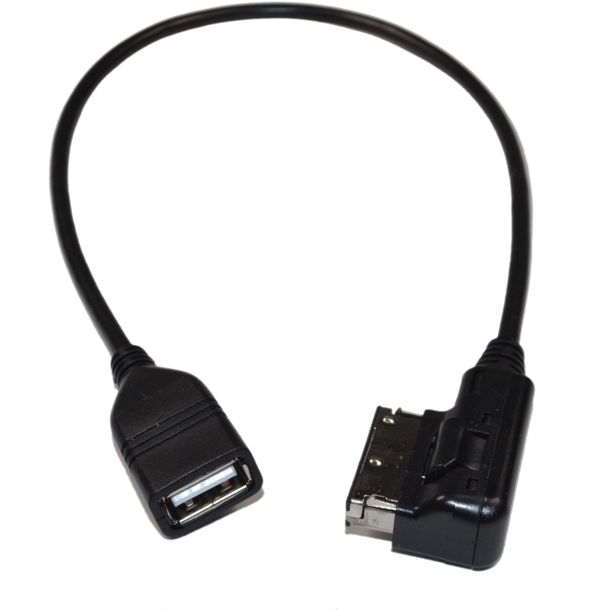Left. HQRP - MDI AMI MMI to USB Female Adapter Cable for VW Volkswagen Audi Skoda Seat Music Interface - Black.