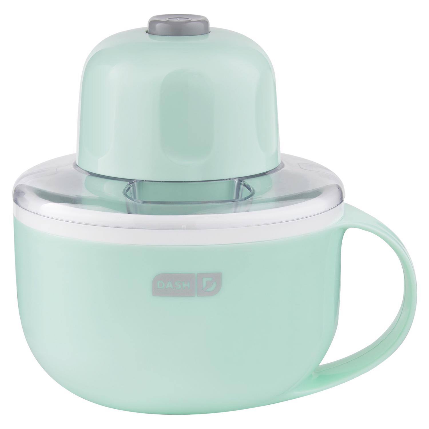 Front. DASH - Dash Aqua 0.5 qt Ice Cream Maker 7 in. H X 6 in. W X 7 in. L - Blue.