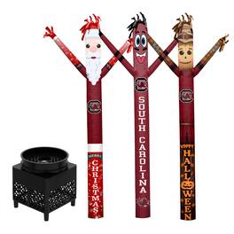 Sporticulture - South Carolina Gamecocks Inflatable Crazy Sports Fan Bundle Set - Multicolor