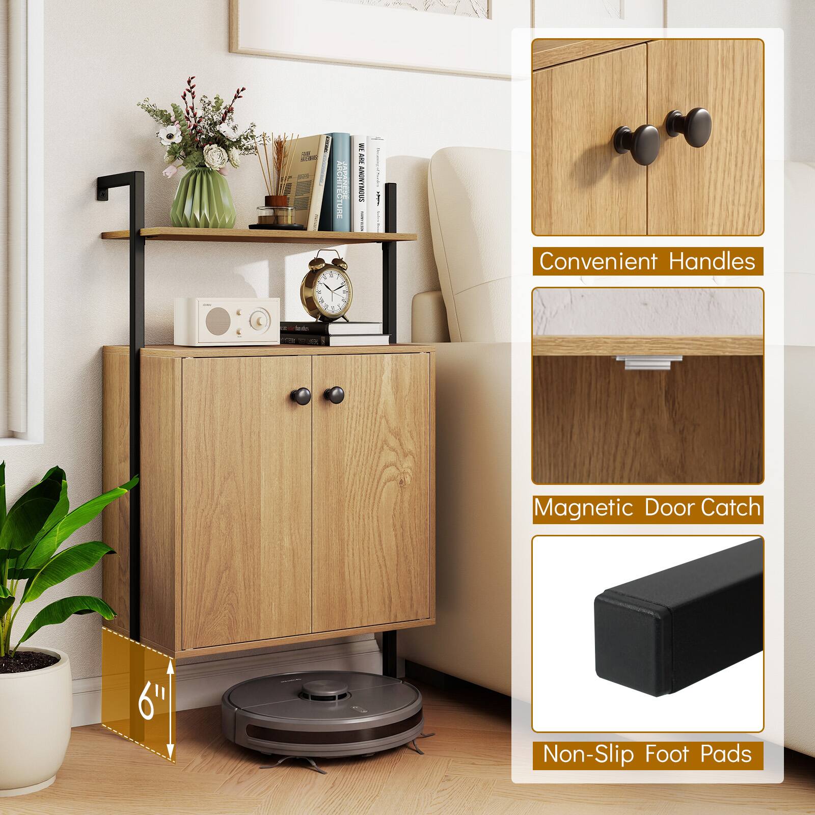 val = 9

XAPANFECTURE

WE ARE ANONYMOUS

Convenient Handles

Magnetic Door Catch

Non-Slip Foot Pads