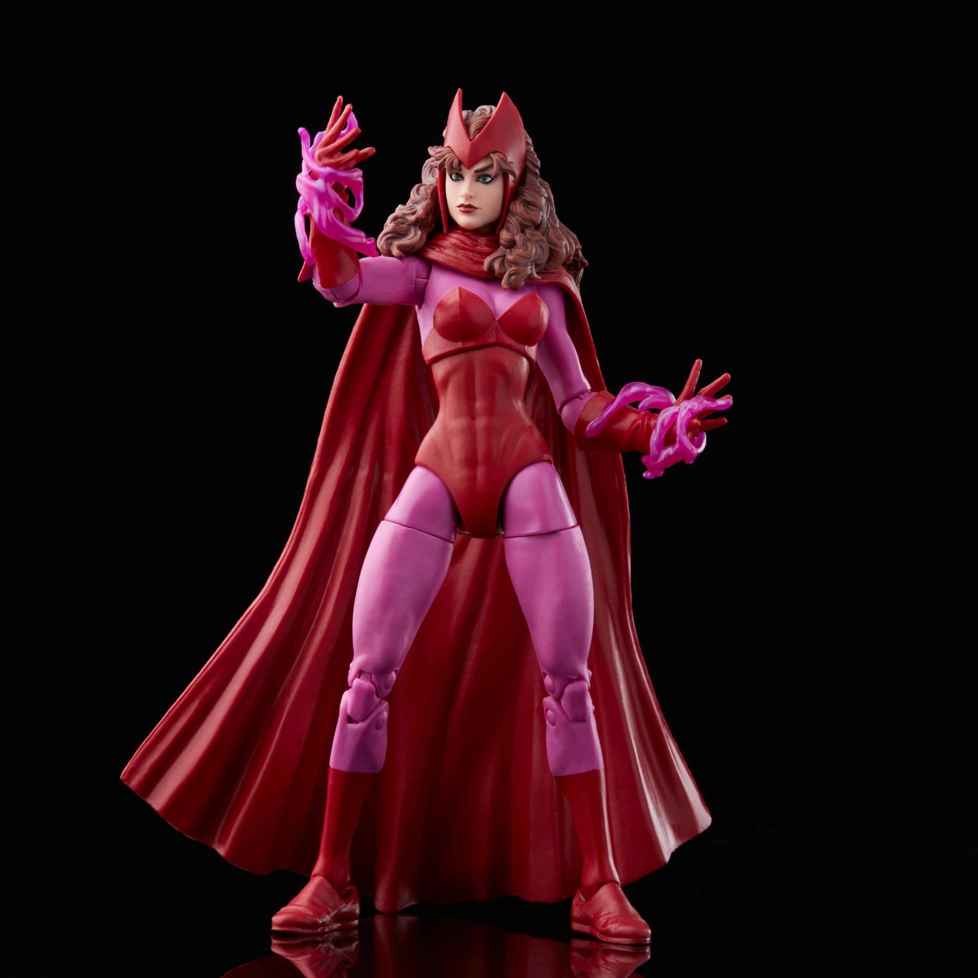 Alt View 3. Hasbro - Marvel Legends 6 Inch Scarlet Witch Action Figure - Red.