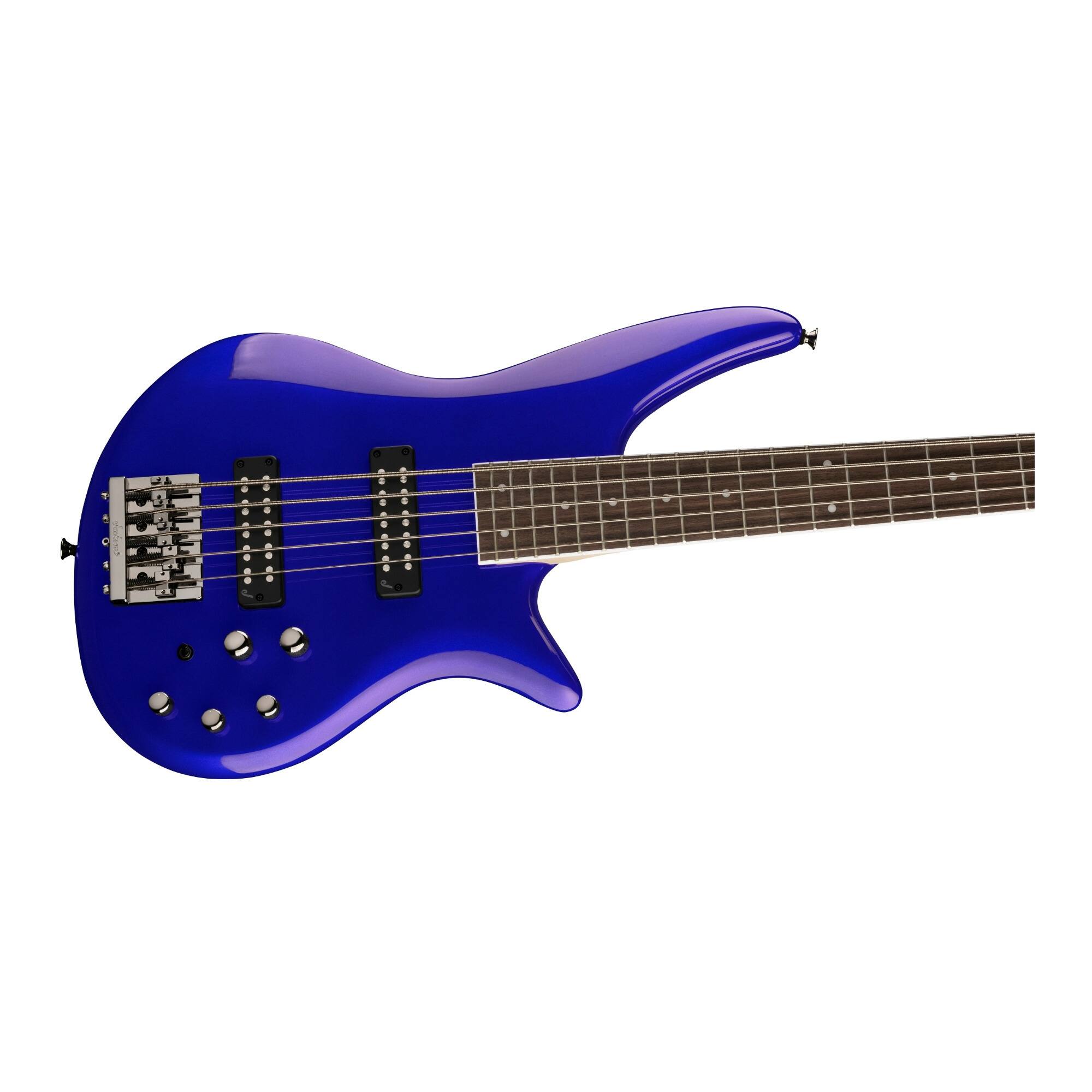 Back. Jackson - Jackson JS Series Spectra Bass JS3V 5-String Electric Guitar (Indigo Blue).
