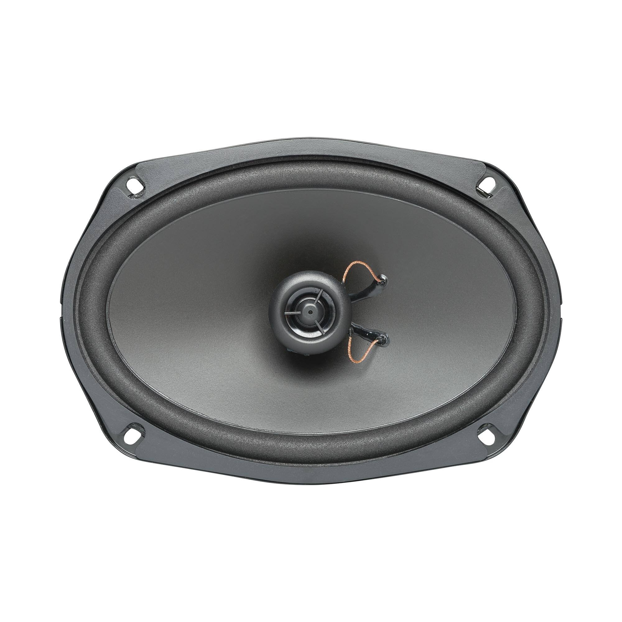 Alt View 1. Powerbass - Powerbass PS-692 6x9" Shallow Mount Coaxial Speaker - Pair - Black/Gray.
