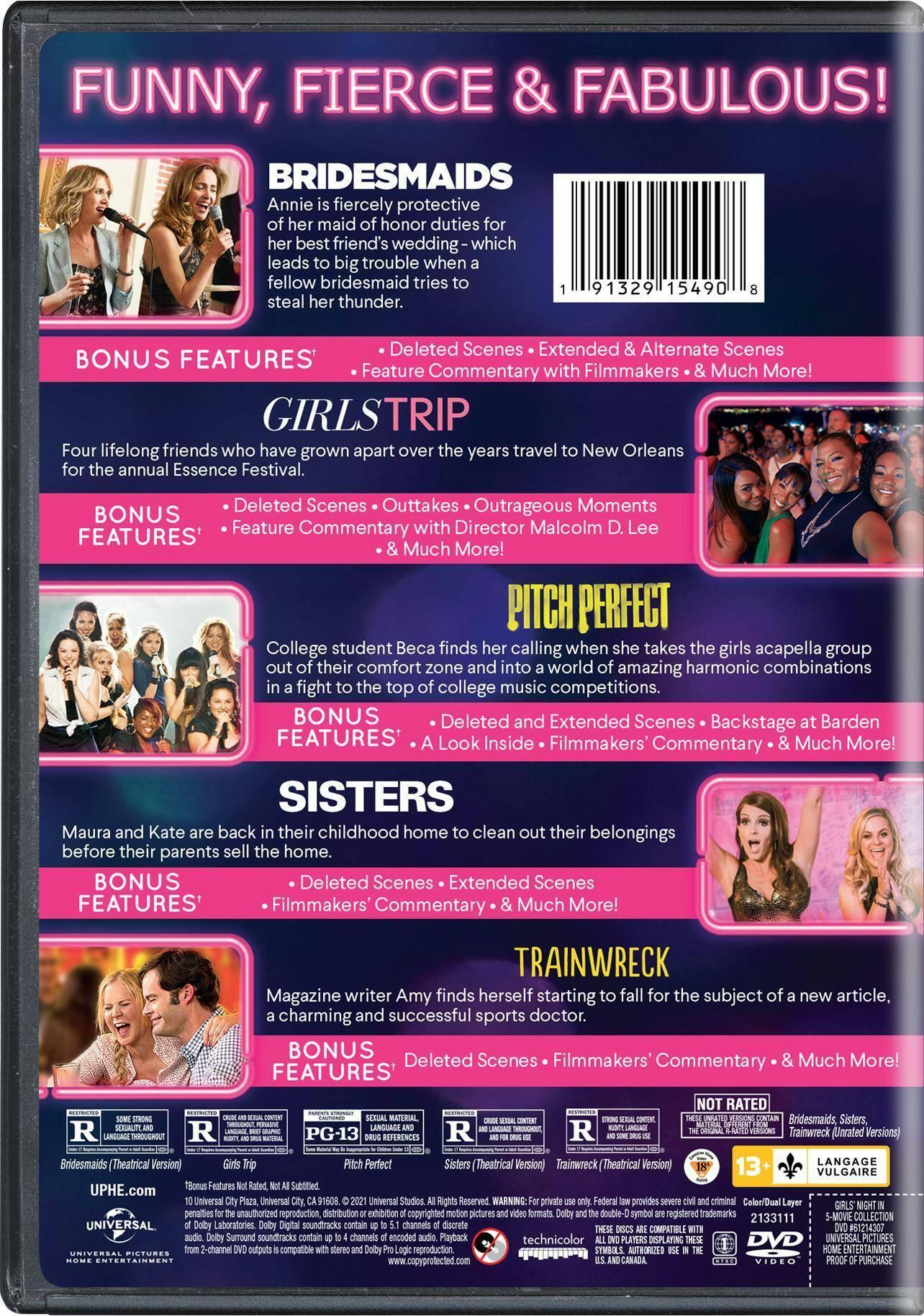 Angle. Girls Night In 5-Movie Collection (DVD Set) [DVD].